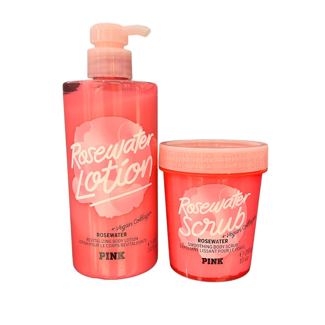 Amazon.com : Victoria's Secret PINK Rosewater 2pc bundle - Body